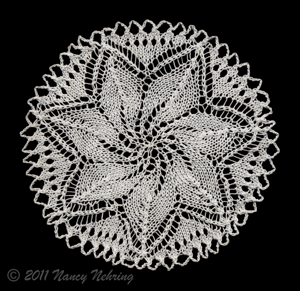 knitted doily