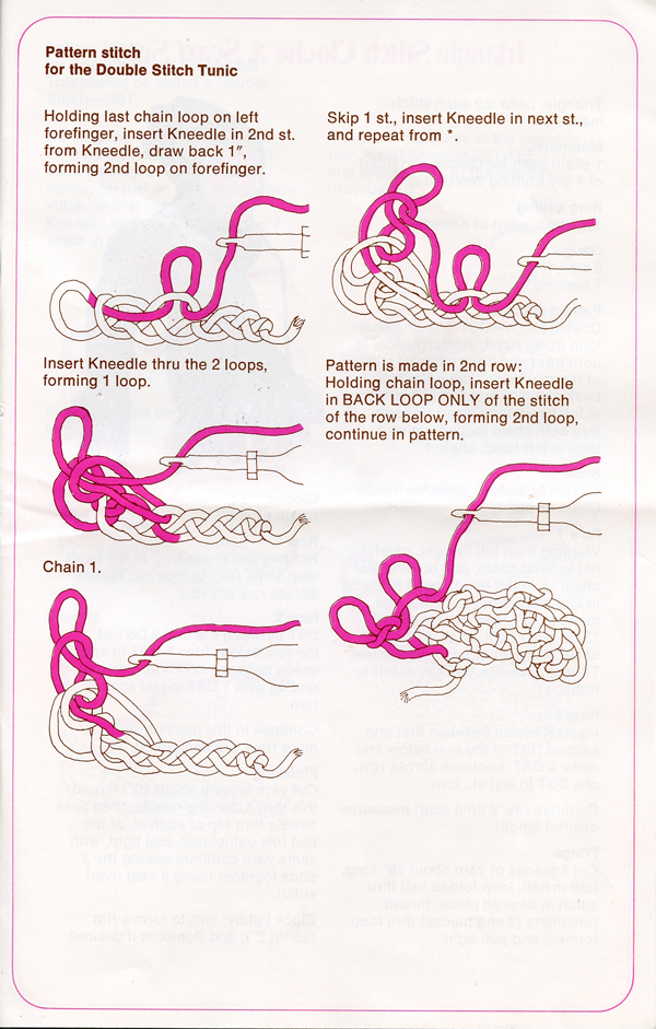 Magic Knitting Kneedle instruction book p 9 600px